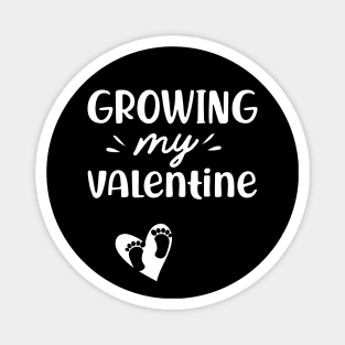 Pregnancy - Growing my valentine Magnet